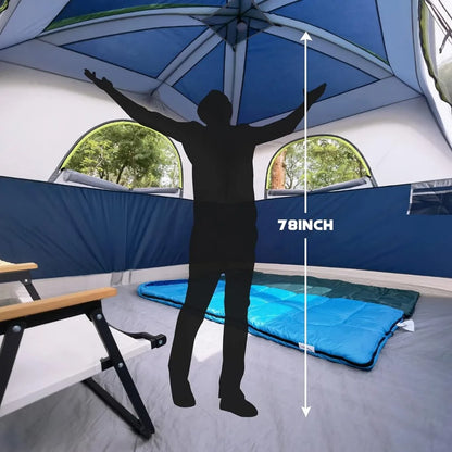 Tents 6 Person Waterproof Windproof Tent -10'X9'X78in(H)