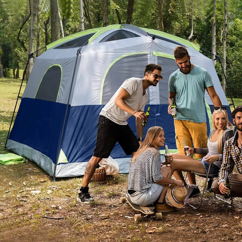 Tents 6 Person Waterproof Windproof Tent -10'X9'X78in(H)